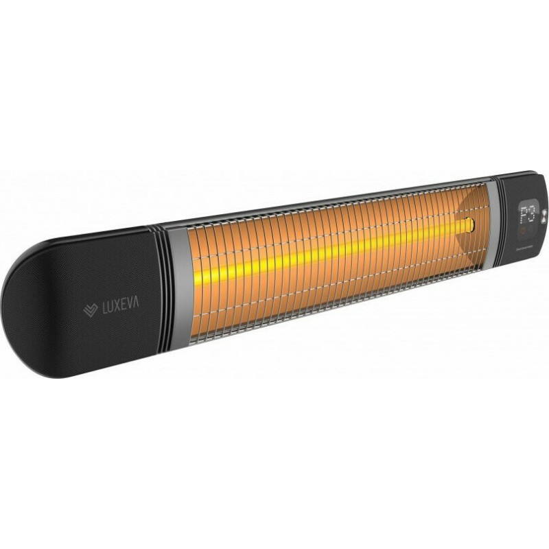 Luxeva PRO-WL Σόμπα Ηλεκτρική Επιτοίχια Υπερύθρων με Τηλεχειριστήριο Μαύρο 2500W Luxeva PRO-WL Σόμπα Ηλεκτρική Επιτοίχια Υπερύθρων με Τηλεχειριστήριο Μαύρο 2500W